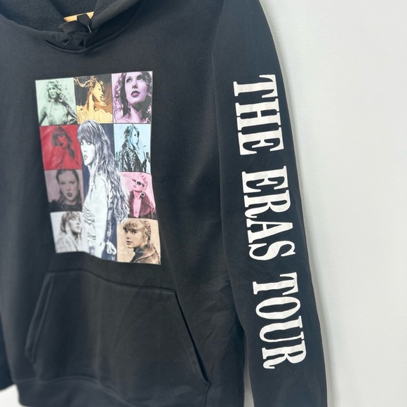 Taylor Swift Eras Tour Hoodie Black Graphic Swiftie Fan Made XS - Picture 4 of 6